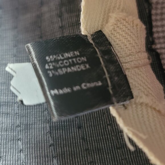 Goorin Bros Plaid Fedora Hat Linen Cotton Sz M - Picture 8 of 10